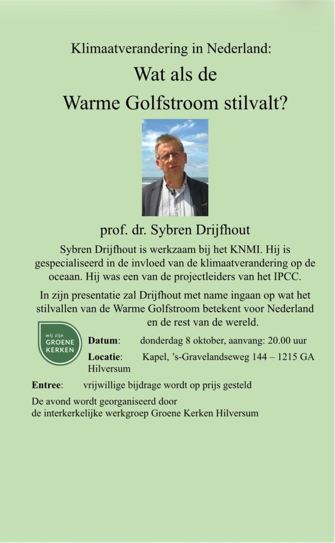 Lezing Warme Golfstroom