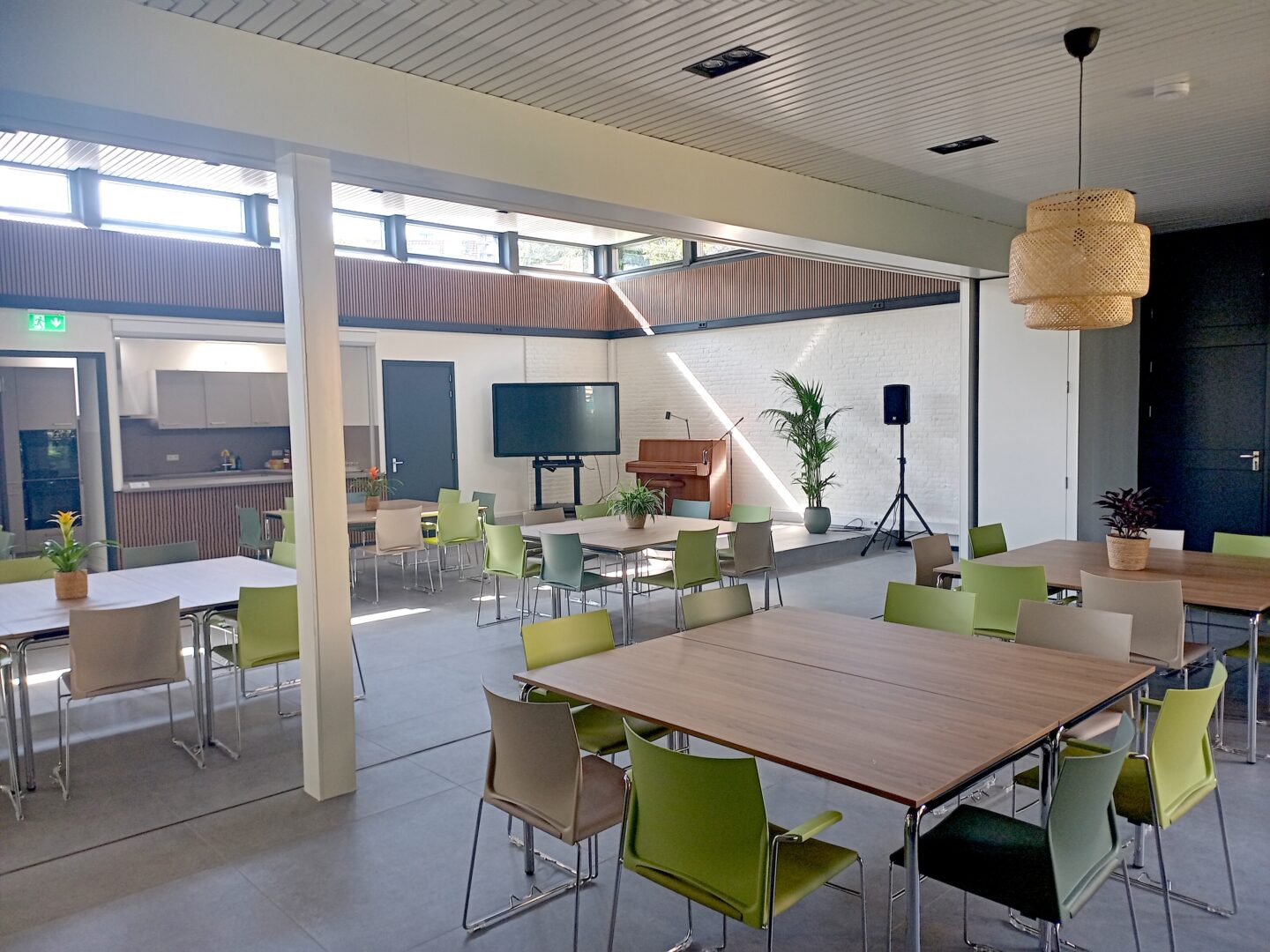 Tuinzaal en grote zaal De Akker